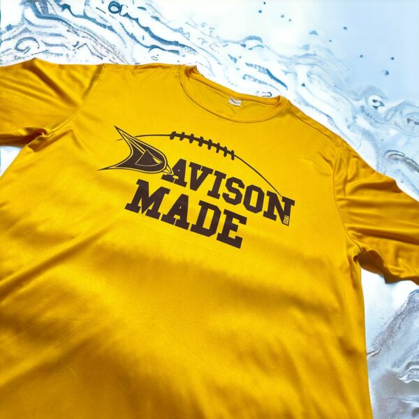 T-shirt davison made jaune