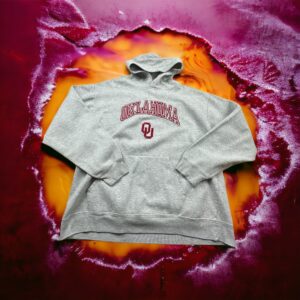 Sweat à capuche Universitaire Oklahoma – Taille L