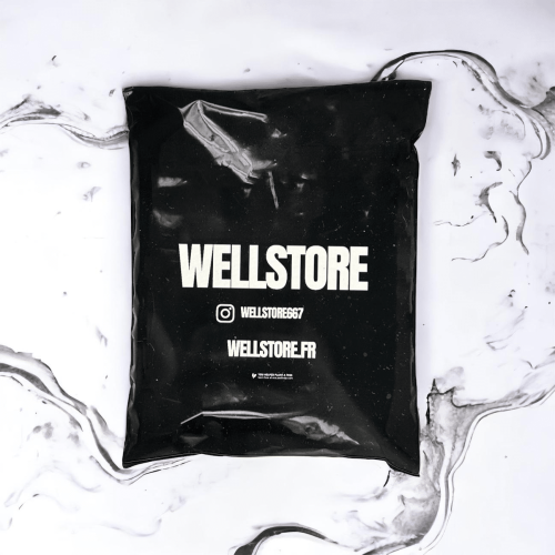 emballage noir recyclé des produits wellstore